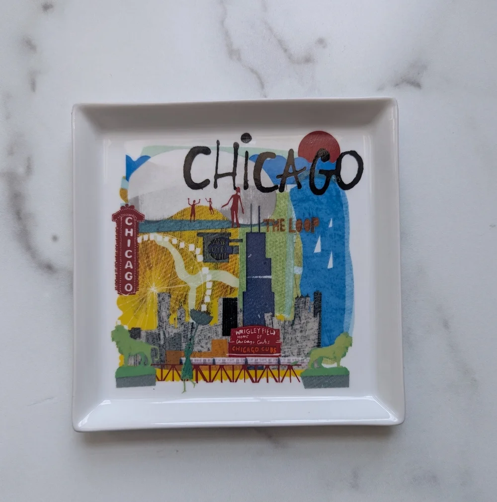 Crate & Barrel Road Trip Plates - 6